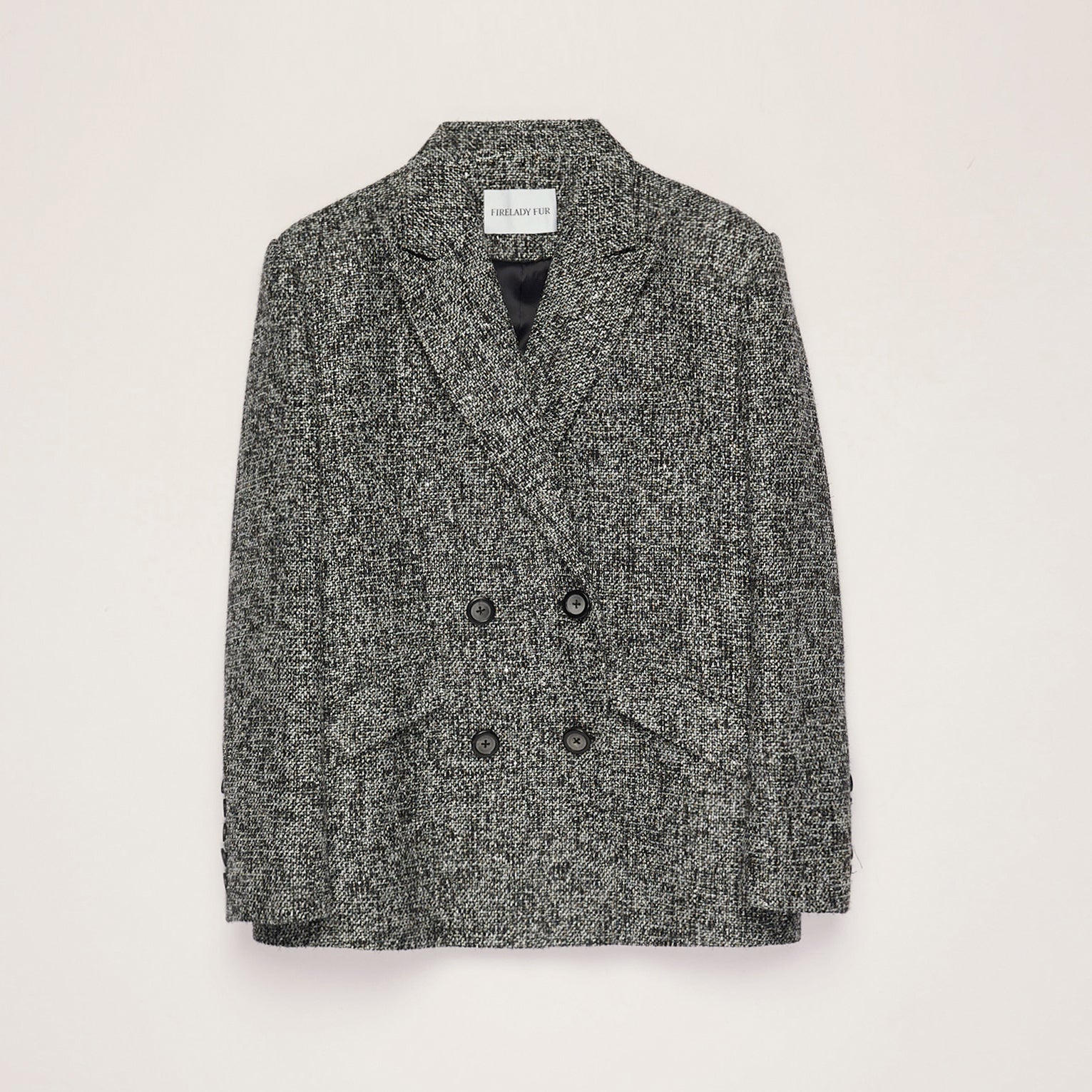 Limited Edition Italian Imported Yarn Fashionable Chanel Style Tweed Suit Jacket